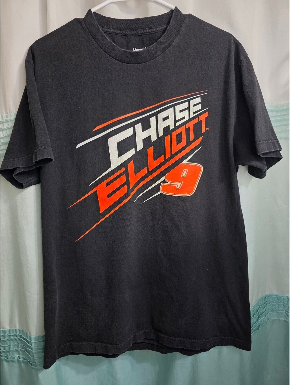 Chase Elliott #9 Hendrick Motorsports Black Cotton NASCAR T‑